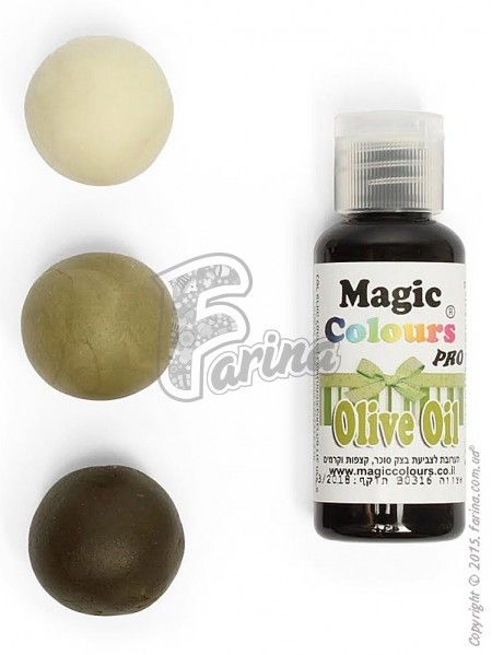 Краситель гелевый пищевой Magic Colours Pro 32г - Оливковый (Olive Oil)< фото цена